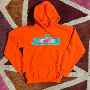 Justin Bieber Official Justice World Tour hoodie orange size S